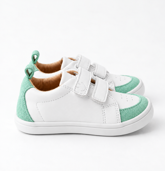Zapatilla barefoot infantil Nuna Menta de calzado respetuoso POMKIDS