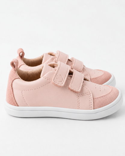 Zapatilla barefoot infantil Nuna Pink de calzado respetuoso POMKIDS